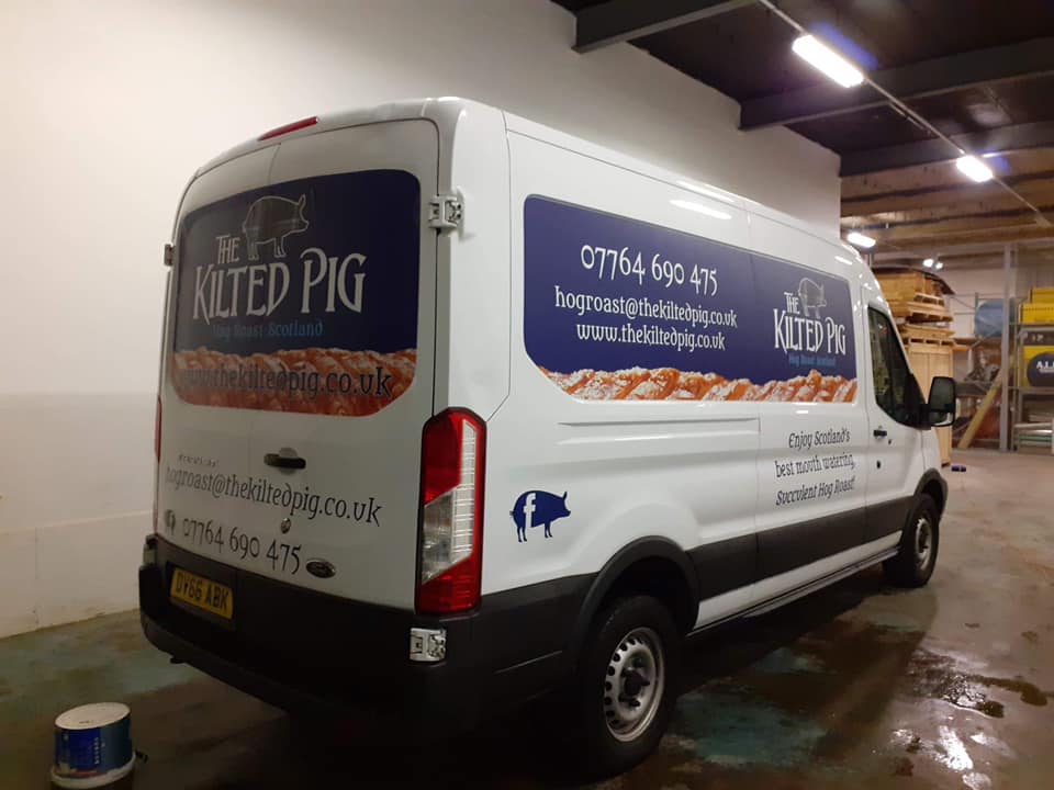 The Kilted Pig Vehicle Livery